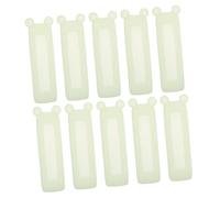 MOLUCKFU 10pcs Silicone Tv Remote Case Silicone Remote Protector Bright Controller Protective Case Household Protector Universal Cover Light Green