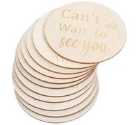 MOLUCKFU 11pcs Double-Sided Wooden Pregnancy Weekly Signs Adorable Growth Photo Props for Expecting Moms for Capturing Newborn Memories