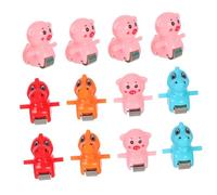 MOLUCKFU 12pcs Electric Dinosaur Track Accessories for Automatic Stair Climbing Replacement Slide Adapters for S Hand-eye Coordination and Enhanced Race Track Fun