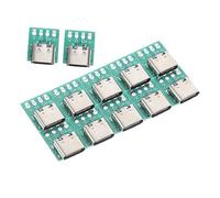 MOLUCKFU 12pcs Usb c Pcb Converter Board Usb c Connector Board Fast Charging Diy Home Office