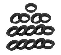 MOLUCKFU 15Pcs Black Waterproof Rubber Sealing Rings with Base for Car Parking Sensor Replacement, Rear Bumper Radar Probe Installation Gasket, Electric Eye Backup Sensor Seal for Reversing