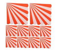 MOLUCKFU 16pcs Elegant Striped Cocktail Napkins Scalloped Edged Bar Paper Napkins for Weddings Birthdays and Parties Soft Highly Absorbent Dessert Serviettes for Stylish Celebrations