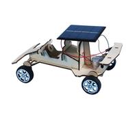MOLUCKFU 1Set DIY Solar Car Assembly Kit for Hands Learning to Cultivate Creativity and Knowledge Birthdays and Holidays Engaging Science Plaything for Boys