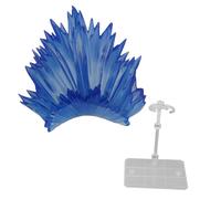 MOLUCKFU 1set Energetic Action Figure Display Stand Dynamic Effects for Models for Collectors and Showcasing Figurines Featuring Detailed Fire Effects Base