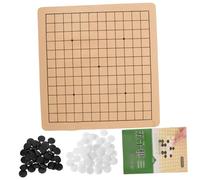 MOLUCKFU 1Set Portable Go Chess Training for Interesting Go Chess with Material for Beginners and Family Games Wear Resistant Design for Endless Fun