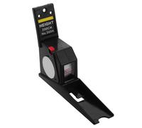 MOLUCKFU 2 Meters Retractable Portable Height Measuring Tape Ruler for Kids and Adults Black Abs/PVC Material Suitable for School and Hospital Use