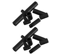 MOLUCKFU 2 Sets Plastic Kite Frame Connectors 8Pcs DIY Support Rods and Replacement Tee for Stunt Kites 1.8M Assembly Repair Accessories for Outdoor Flying