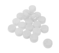 MOLUCKFU 20 Pcs White Plastic Rattle Balls Inserts for Noise Maker Replacement for Stuffed Animals and Dolls Sensory Stimulation and Repair DIY Craft Accessories