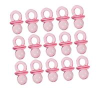 MOLUCKFU 200pcs Cute Mini Acrylic Pacifiers for Shower Favors Gender Reveal Party Decorations DIY Shower Table Scatter