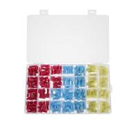 MOLUCKFU 200pcs Nylon Insulated Electrical Connector Terminals with Fully Insulated Design, Versatile Usage for Industrial Equipment and Wiring Projects, Male Female Wire Terminals