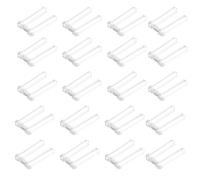 MOLUCKFU 200pcs Rimless Glasses Installation Tool High Elasticity Eyeglass Frame Fitting Double Plugs Install Washers for Spectacles Repair and Lens Fixing Accessories