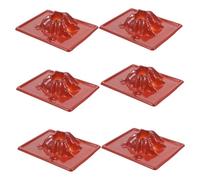 MOLUCKFU 20Pcs DIY Volcano Model Bases for Science Kits Compact Volcano Eruption Props with Realistic Craftsmanship for Students