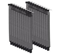 MOLUCKFU 20pcs Metal Mesh Pci Slot Cover for Computer Chassis Ventilation Cooling Fan Case Blanking Plate Dust Cover for Gaming Case