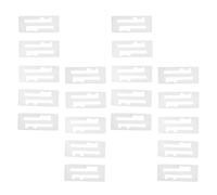 MOLUCKFU 20pcs Plastic Cable Retainer Clips for Rc Model Airplane Boat Car Extension Wire Fastening Mounts with Easy Installation for Secure Cable Management