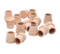 MOLUCKFU 20pcs Wooden Moxa Stick Extinguisher Caps High Temperature Resistant Moxibustion Fire Safety Accessories for Moxa Sticks Compact Practical Use at Home and Massage Spa