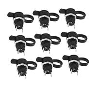 MOLUCKFU 24pcs Panel Mount Power Socket Adapter Covers Compatible Easy to Install for Electronic Devices for Outdoor Use