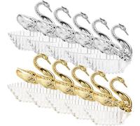 MOLUCKFU 24pcs Wedding Candy Boxes Set Silver Gold Small Swan Candy Treat Boxes for Wedding Party Supplies Festival Holders and Christening Favor Packaging Random Color