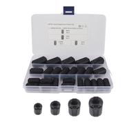 MOLUCKFU 25 Pcs Ferrite Core Noise Filter with Snap Clips Removable Anti-interference Choke for Power Cord Cables Inner High Efficiency Emi Rfi Suppressor for Home Electronics