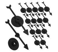 MOLUCKFU 25pcs Plastic Rotating Game Arrows Interactive Board Game Accessory Enhancing Observation Hand-eye Coordination Critical Thinking Educational for Classroom and Parties