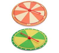 MOLUCKFU 2pcs 20cm Prize Wheel Lottery Turntable for ’ Party Supplies Teaching Aids and Party Games Props