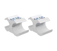 MOLUCKFU 2pcs Aluminum Alloy Pipe Clamp for Wheelchair, Multi-Purpose Clamp Block Design with Easy Installation, Lightweight and Sturdy Mobility Aid Suitable for Scenarios
