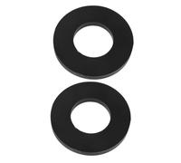 MOLUCKFU 2pcs Car Shock Absorption Rings Rubber Mounts for Top Shock Absorber with Sl esign, Enhancing Driving Comfort and Effective Vibration Damping for Automotive Use