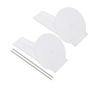 MOLUCKFU 2pcs DIY Scientific Sundial Model Ancient Measurer Educational Equatorial Sundial Clock for Geography Study and Outdoor Survival Skills Gift