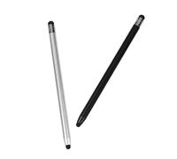 MOLUCKFU 2pcs Double-ended Capacitive Touch Screen Stylus Pen Mobile Phones and Tablets Lightweight Compatible Capacitive Devices Moonlight Silver