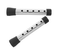 MOLUCKFU 2pcs Heavy Duty Walker Replacement Feet with Telescopic Support Legs for Seniors Lightweight Metal Height Adjustable Mobility Aid Components for Folding Walkers