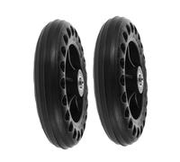 MOLUCKFU 2pcs Honeycomb Wheelchair Wheels Replacement Impact-Resistant Front and Rear Tires with Central Mobility Scooter and Walker Casters Rollers for Rough Terrain and Easy Maintenance