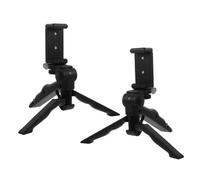 MOLUCKFU 2pcs Mobile Phone Holder Adjustable Tripod Mount for Desk Flexible Phone Stand for Outdoor Photo Taking and Documentary Film Making