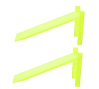 MOLUCKFU 2Pcs Physics Teaching Plastic Inclined Planes Mechanics Trolley Slopes Educational Science Experiment Tools for Classroom Physics Demonstrations Random Color