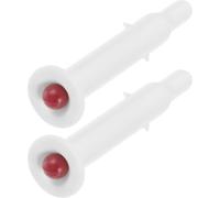 MOLUCKFU 2pcs Pop-out Meat Thermometers for Kitchen and Barbecue, Metal Food Baking Thermometer with Instant Read for Chicken, Beef Cooking and Oven Use