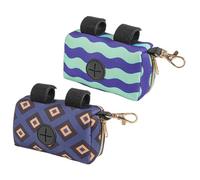 MOLUCKFU 2Pcs Portable Diaper Bag Dispenser Lightweight Trash Bag Holder for Newborn Diaper Pail Outdoor Stroller Hanging Organizer Convenient Travel Essential for Changing