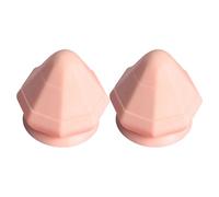 MOLUCKFU 2pcs Portable Suction Massage Ball for Back and Legs Pink Self Massager with Trigger Point Design Deep Tissue Muscle Roller for Home Gym Travel Compact Anti-Slip Tool