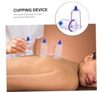 MOLUCKFU 2PCS Professional Vacuum Cupping Device Moxibustion Cup for Body Massage Therapy Relaxation and Meridian Dredging Chinese Cupping Tool for Stress Relief and Energy Regulation