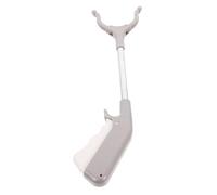 MOLUCKFU 2pcs Stainless Steel Trash Clamps Grabber Tool Portable Up Reacher for Litter Picking Indoor Outdoor with Non-Slip Handle Design