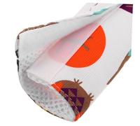 MOLUCKFU 2pcs Stroller Handlebar Cotton Covers with Non-Slip Grip Stroller Handle Wraps Diameter Soft Protective Armrest Sleeves with Colorful Owl Pattern for Secure Maneuvering