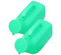 MOLUCKFU 2Pcs Thickened Male Urine Bottles with Lids Portable Leakproof Reusable Urinals for Daily Use at Home Hospital Travel and Car Convenient Mens Urine Containers Random Color