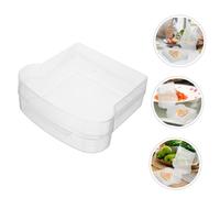 MOLUCKFU 2pcs Transparent Sandwich Holder Bread Storage Boxes with Lid Leakproof Containers for Fresh Bread Preservation Portable Reusable Food Storage for Work Travel Camping