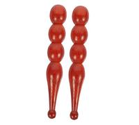 MOLUCKFU 2pcs Wooden Foot Massage Sticks for Women Reflexology Acupressure Tools for Muscle Relaxation and Plantar Care Natural Roller for Thai Style Foot Therapy and Circulation Boost