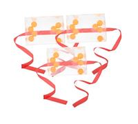 MOLUCKFU 3 Sets Twerking Ball Game Party Supplies with Pingpong Balls Active Unique for Family Birthday and Group Fun