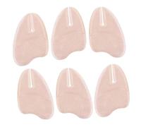 MOLUCKFU 3pairs Impact-Resistant Flip-Flop Slippers Insoles Adhesive Toe Cushions for Sandals Nonskid Half Pads Comfortable Suede Material Easy to Use