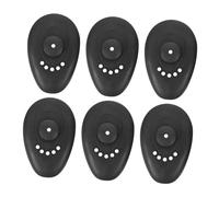 MOLUCKFU 3pairs Silicone Ear Protectors for Hair Dye Sleep Ear Plugs for Hair Dyeing Unisex