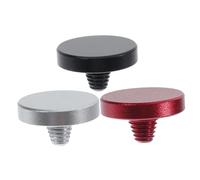 MOLUCKFU 3pcs Aluminum Alloy Camera Shutter Release Buttons for Enhanced Photography Control Soft Easy Installation Shutter Button Black Silver and Red Finishes