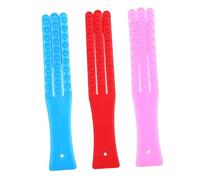 MOLUCKFU 3pcs Body Massage Pat with Double-Sided Bumps Handheld Lightweight Back and Body Tapping Stick for Relief and Pressure Point Therapy Portable Massage Tools for Home Random Color