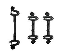 MOLUCKFU 3pcs Twin Baby Stroller Connectors Adjustable Pram Connectors for Double Stroller Support Long Term Use Sturdy Iron and Plastic Outdoor Use for Parents with Two Boys and Girls