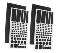 MOLUCKFU 4 Sheets LED Blackout Stickers Self-adhesive Light Dimming Covers for Routers Tv LED Lights Shading Stickers for Home Office Electronics