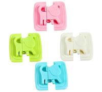 MOLUCKFU 4pcs Cartoon Dog Kid Locks for Baby Safety - Multifunctional Refrigerator Cabinet Door Locks Strong Adhesive Childproofing Solution for Boys and Girls