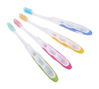 MOLUCKFU 4Pcs Folding Toothbrush Portable Travel Soft Bristle Oral Care Compact Lightweight for Camping Business Hotel Use